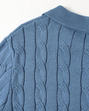 FLORENCE Cable Knit Polo