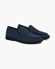 Premium Suede Loafers - Black Soles